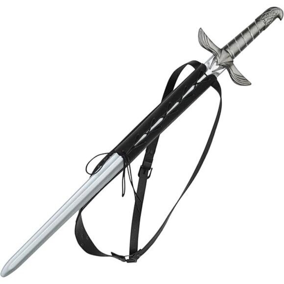 Sword Frog Medieval Faux Leather Back Sword Sheath Holster Vintage Belt Props - Picture 7 of 7